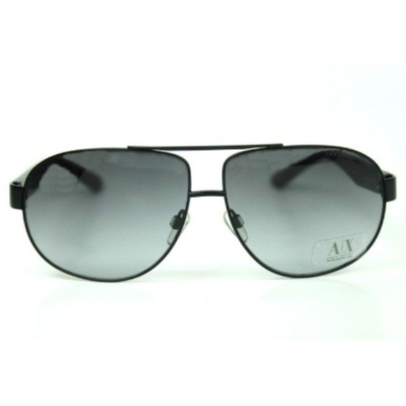 Armani Exchange Women Men Aviator Sunglasses Black - Picture 1 of 5